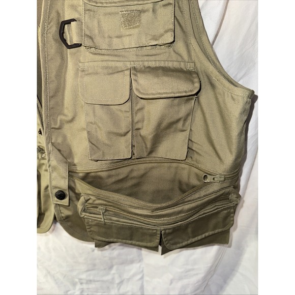 Gander MTN Men's Sz L Outdoors Fishing Vest Pockets Hiking Gorpcore Utility - Picture 3 of 7